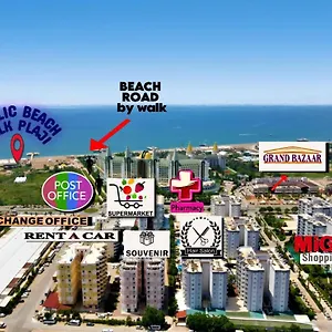 Apartment Modern Flat With Sea View 10 Min To Lara Beach, Antalya